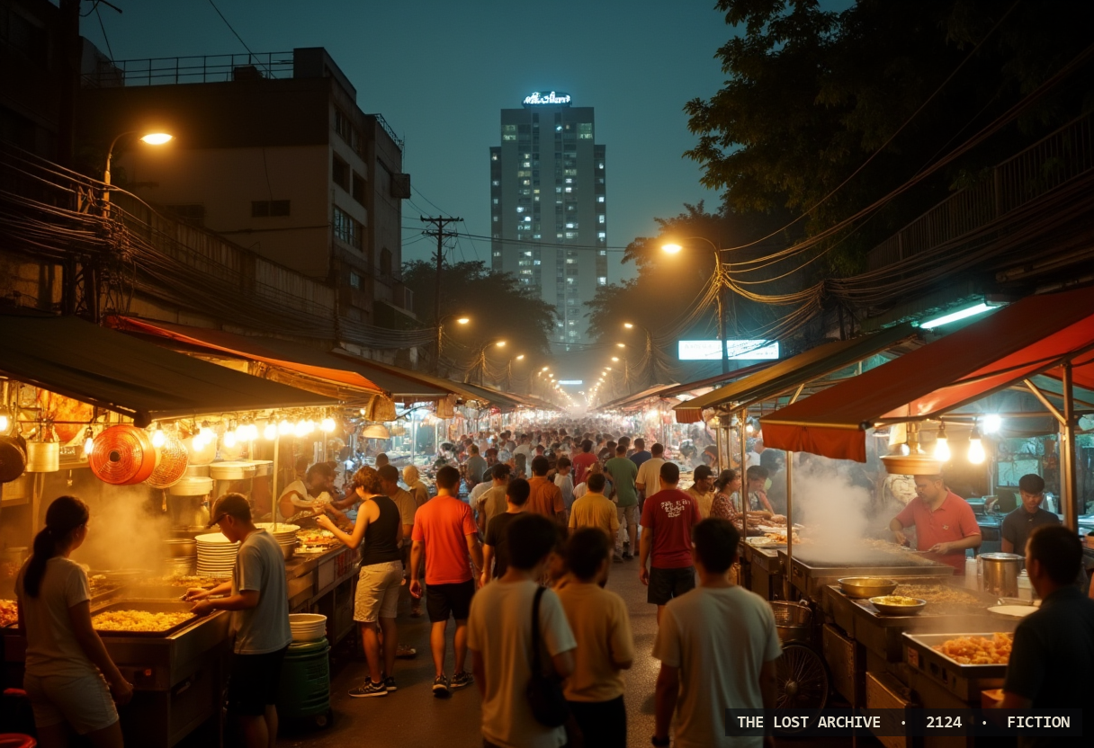 The Heatwave Moved the City's Nights Onto Its Rooftops — The Lost Archive, 2124