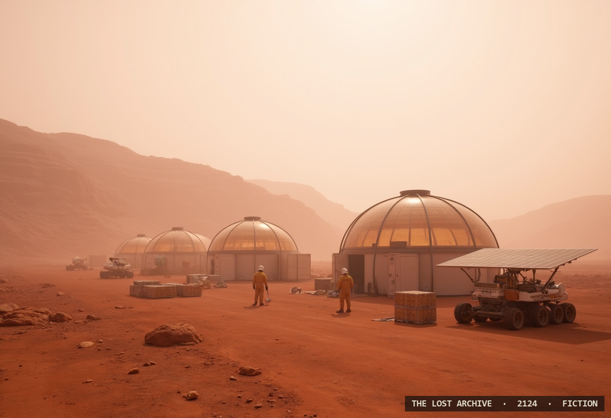 From Six Colonists to Fifty Thousand: How Mars Stopped Being an Expedition — The Lost Archive, 2124
