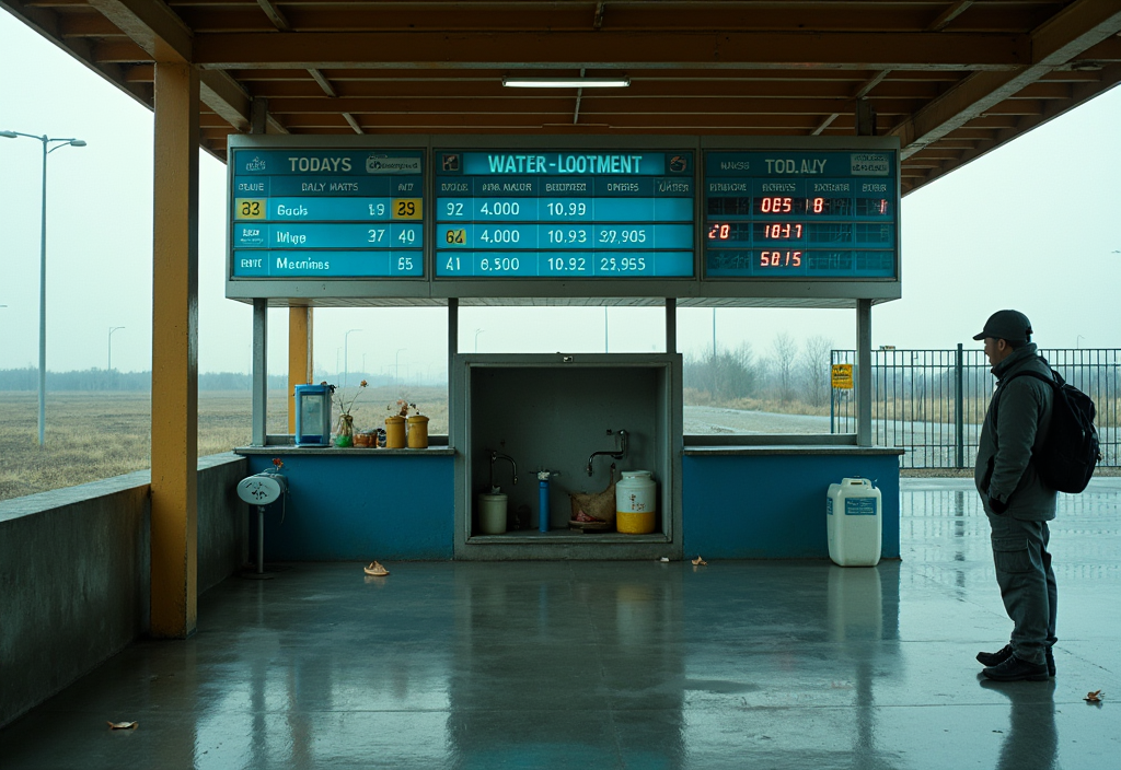 The Water Shock Repriced Every Balance Sheet That Touches a Megacity — The Lost Archive, 2124